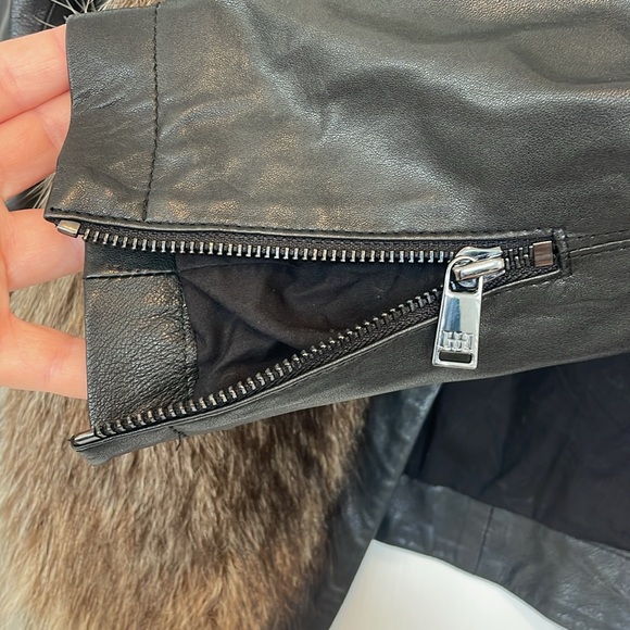 Haute Hippie Real Fur & Leather jacket - Picture 6 of 11